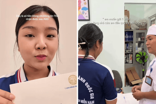 Nữ du kích tham gia A80 dùng toàn bộ số tiền thưởng cho bệnh viện Nhi