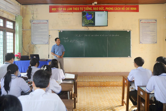 Tiết học sinh động từ thực tiễn quê hương