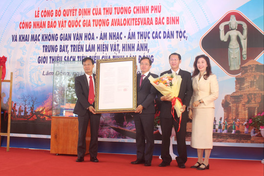 Công bố Bảo vật quốc gia Tượng Avalokitesvara Bắc Bình