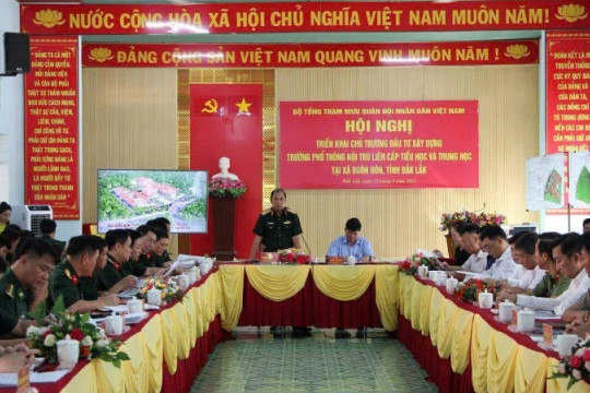 Triển khai chủ trương đầu tư xây dựng Trường phổ thông nội trú liên cấp tiểu học và trung học tại xã biên giới Buôn Đôn