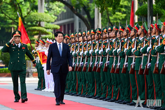 Chủ tịch nước Lương Cường dự khai giảng năm học mới tại Học viện Quốc phòng