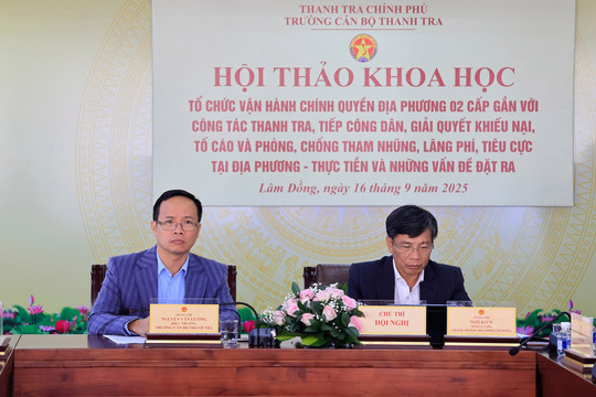 Ngành Thanh tra bàn giải pháp vận hành chính quyền 2 cấp