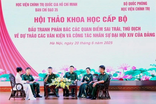 Đấu tranh chống luận điệu xuyên tạc công tác nhân sự Đại hội Đảng