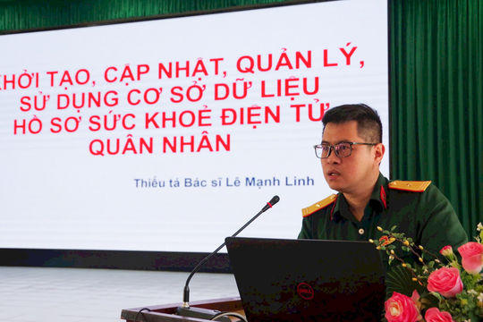 Lâm Đồng triển khai hồ sơ sức khỏe điện tử quân nhân