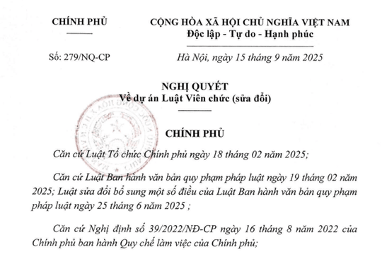 Chính phủ thống nhất thông qua dự án Luật Viên chức (sửa đổi)