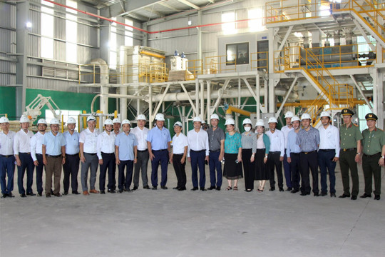 Đoàn Giám sát Quốc hội khảo sát thực tế tại Trung tâm Điện lực Vĩnh Tân
