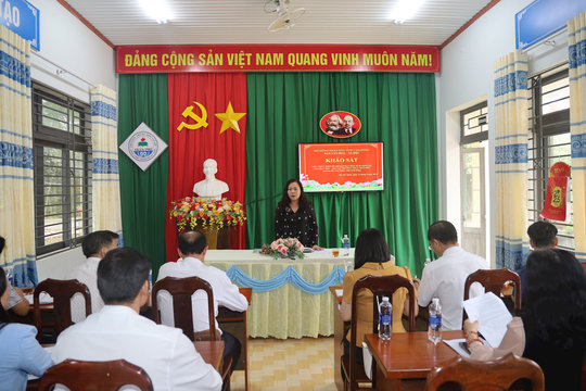 Lâm Đồng khảo sát kế hoạch dạy học 2 buổi/ngày
