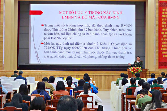 Lâm Đồng tập huấn nghiệp vụ bảo vệ bí mật Nhà nước và văn thư - lưu trữ