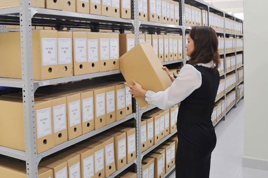 Quy trình nội bộ giải quyết thủ tục hành chính công nhận tài liệu lưu trữ có giá trị đặc biệt từ ngày 12/9/2025