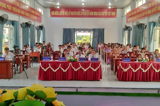 Xã Trà Tân khen thưởng 28 tập thể, cá nhân tiêu biểu