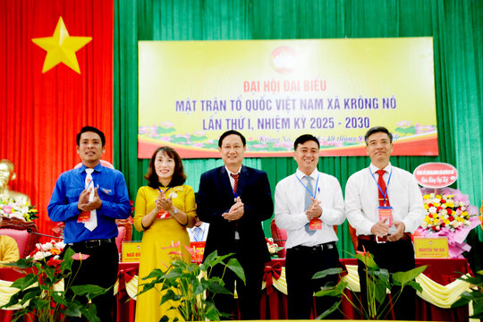 MTTQ xã Krông Nô củng cố vững chắc khối đại đoàn kết toàn dân tộc