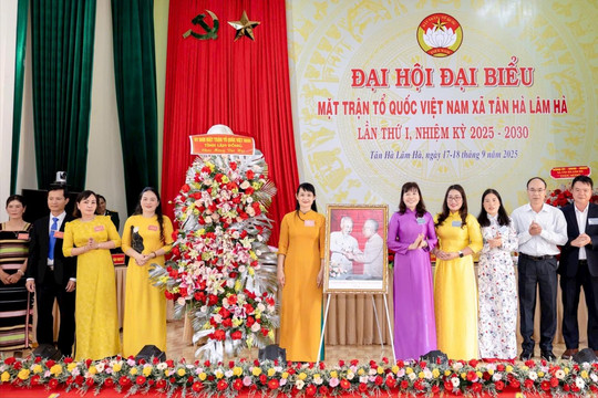 Đại hội MTTQ Việt Nam xã Tân Hà Lâm Hà lần thứ I