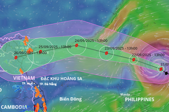 Siêu bão Ragasa cường độ cực đại tương đương Yagi, sẽ đổ bộ đất liền nước ta