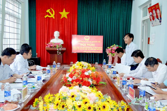 Quảng Tín bàn giải pháp đẩy nhanh tiến độ các dự án đầu tư
