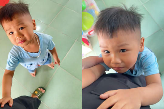 Clip cậu bé mếu máo trấn an cô giáo 'mẹ sắp đón rồi' khiến dân mạng tan chảy