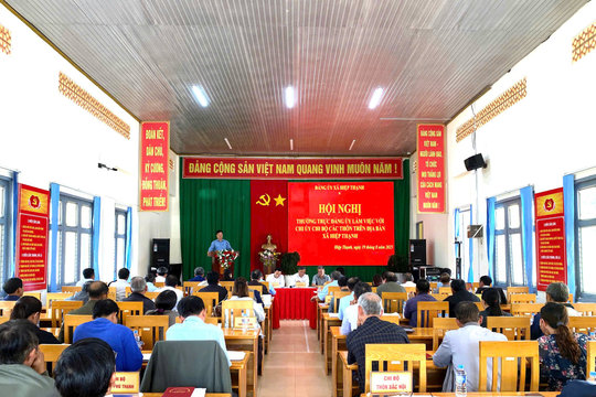 Hiệp Thạnh quyết tâm đưa Nghị quyết Đại hội Đảng bộ vào cuộc sống