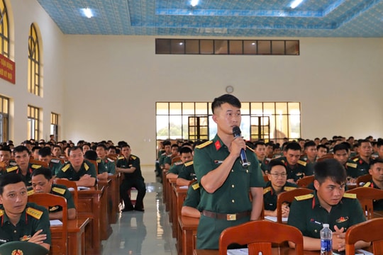 Quyết liệt chống tham nhũng, tiêu cực trong lực lượng vũ trang