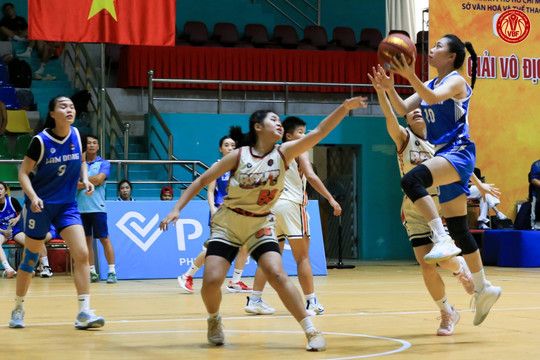 Lâm Đồng vô địch bóng rổ nữ U23 Quốc gia