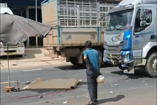 Tạm giữ tài xế xe tải gây tai nạn làm 2 người tử vong