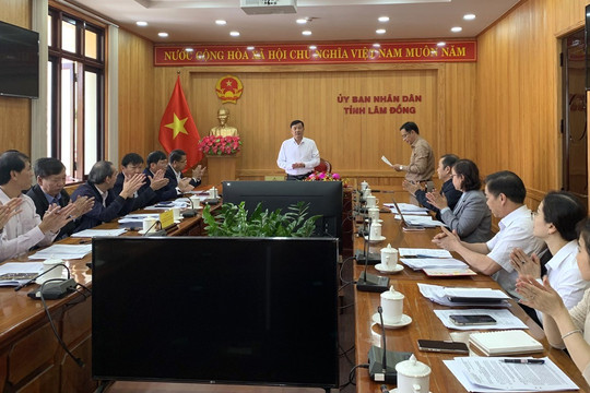 Phó Chủ tịch UBND tỉnh Lâm Đồng Lê Trọng Yên làm việc về các chương trình phát triển nông nghiệp