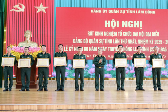 Bộ CHQS tỉnh Lâm Đồng phát động đợt thi đua cao điểm “80 ngày đêm hành động kiểu mẫu”
