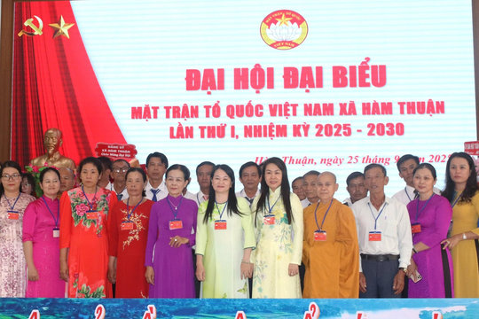 Xã Hàm Thuận phát huy sức mạnh đại đoàn kết toàn dân tộc