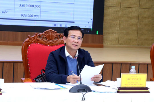Rà soát chương trình, sử dụng hiệu quả kinh phí tại Hội nghị Xúc tiến đầu tư tỉnh Lâm Đồng