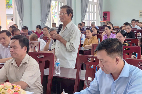 Cử tri Hàm Kiệm kiến nghị nhiều nội dung về an sinh xã hội và hạ tầng giao thông