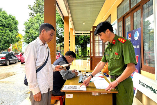 “Tôi làm công an xã” - cầu nối giữa chính quyền và Nhân dân