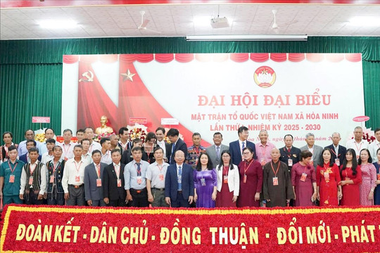 Hòa Ninh hướng mạnh hoạt động về cơ sở, vì lợi ích thiết thực của Nhân dân