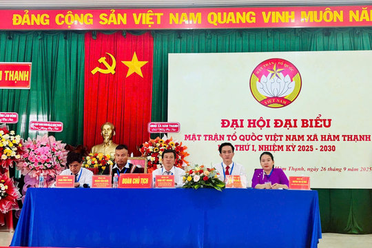 Hàm Thạnh phát huy đại đoàn kết, thúc đẩy phát triển bền vững.