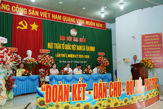 Phát huy sức mạnh đại đoàn kết, xây dựng Tân Minh phát triển bền vững