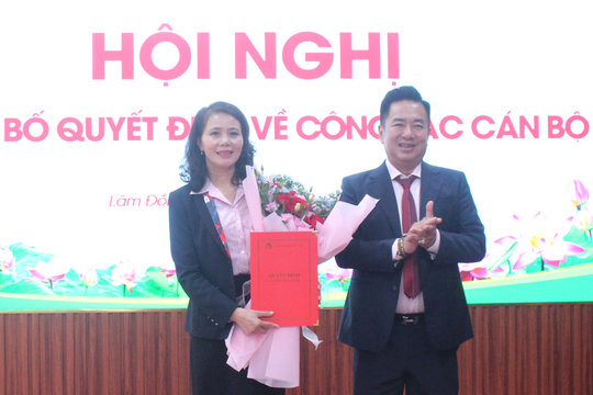 Lâm Đồng có tân Giám đốc Chi nhánh Ngân hàng CSXH