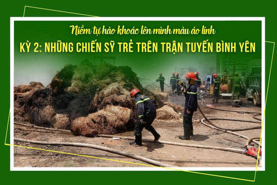 Niềm tự hào khoác lên mình màu áo lính