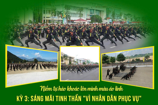 Niềm tự hào khoác lên mình màu áo lính