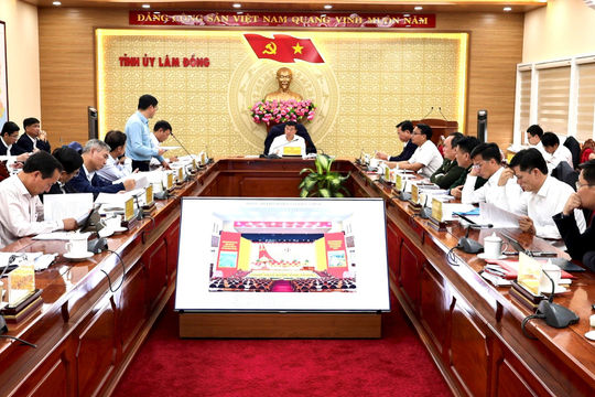 Chuẩn bị chu đáo mọi khâu, đảm bảo Đại hội Đảng bộ tỉnh Lâm Đồng trang trọng, ý nghĩa, tiết kiệm và an toàn tuyệt đối