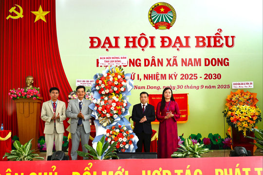 Đại hội Hội Nông dân xã Nam Dong lần thứ I, nhiệm kỳ 2025 - 2030