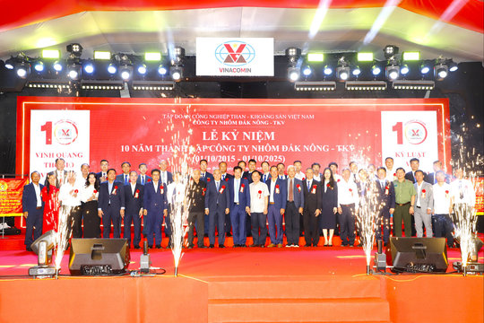 Công ty Nhôm Đắk Nông – TKV kỷ niệm 10 năm thành lập