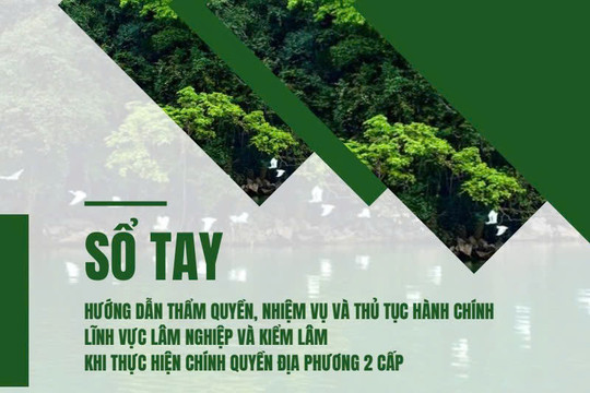 Tải về Sổ tay Hướng dẫn thẩm quyền và thủ tục hành chính về lâm nghiệp và kiểm lâm khi thực hiện chính quyền địa phương 2 cấp