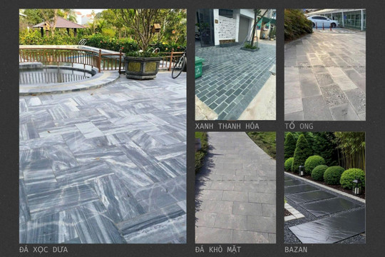 Đá lát sân vườn 30x60: Sang – Bền – Tiện