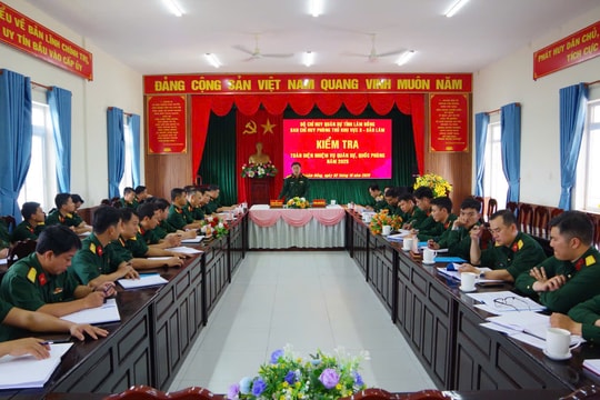 Phòng thủ khu vực 3 - Bảo Lâm hoàn thành tốt nhiệm vụ quân sự, quốc phòng