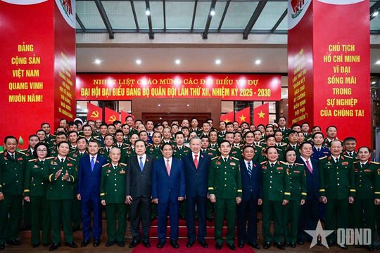 Thư của Đại hội đại biểu Đảng bộ Quân đội lần thứ XII, nhiệm kỳ 2025 - 2030