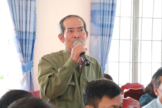 Cử tri Gia Hiệp kiến nghị nhiều vấn đề dân sinh đến ĐBQH