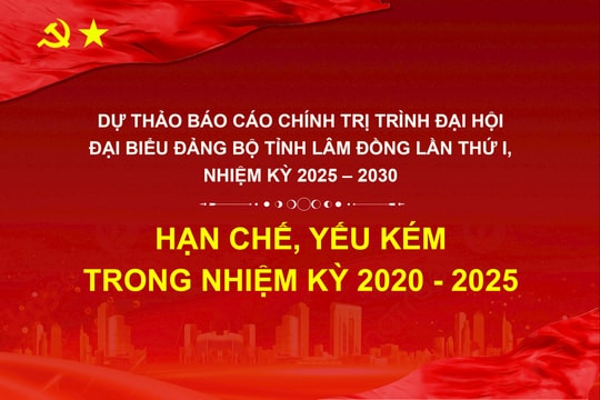 Hạn chế, yếu kém trong nhiệm kỳ 2020 - 2025
