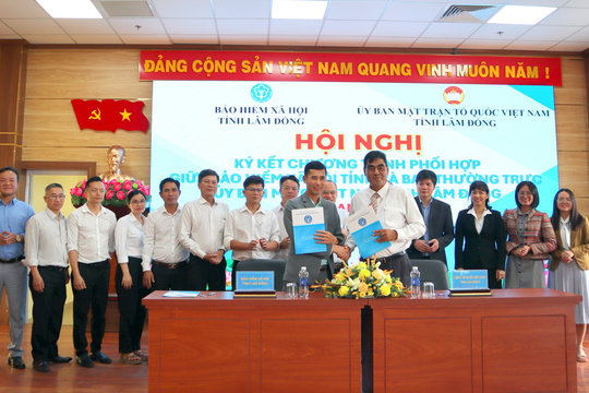 MTTQ và BHXH Lâm Đồng chung tay lan tỏa chính sách an sinh