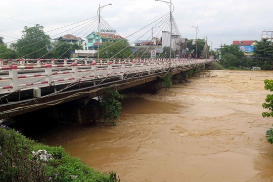 Cảnh báo mưa lớn, lũ trên sông Cầu, sông Thương, sông Lục Nam