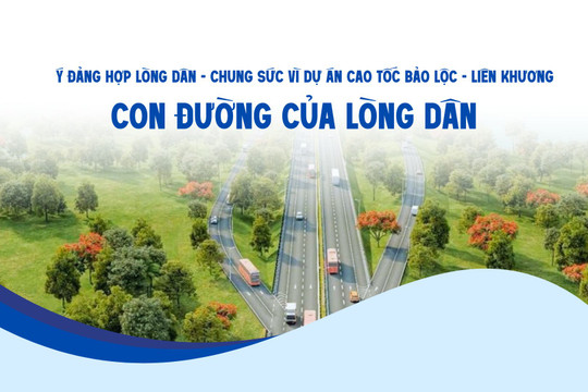 Ý Đảng hợp lòng dân – Chung sức vì dự án cao tốc Bảo Lộc – Liên Khương