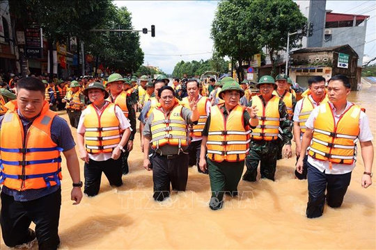 Thủ tướng Phạm Minh Chính trực tiếp chỉ đạo cứu nạn, khắc phục hậu quả lũ lụt tại Thái Nguyên