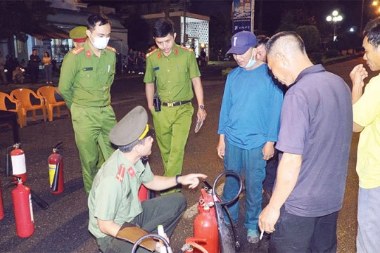 Phát huy hiệu quả các mô hình phòng cháy, chữa cháy ở Đăk Hà