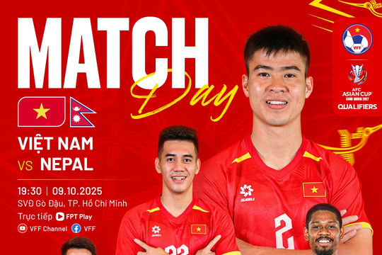 Link xem trực tiếp đội tuyển Việt Nam và Nepal, vòng loại Asian Cup 2027